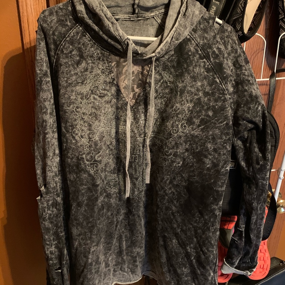 Affliction long sleeve top